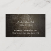 マッサージセラピストカイロプラクターヴィンテージ 名刺 (正面)