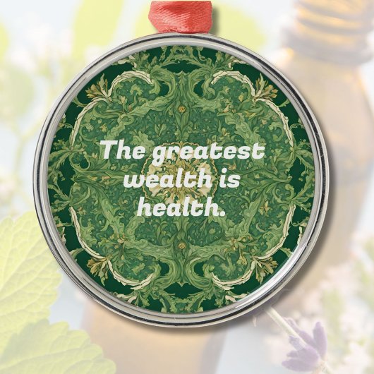 マッサージセラピストカスタム向けクリスマスギフト メタルオーナメント