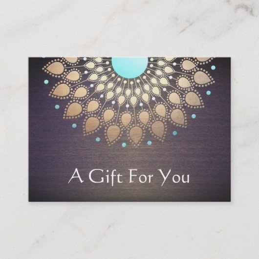 マッサージセラピストギフトカード 割引カード (正面)