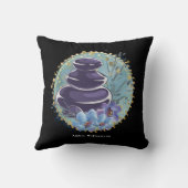 マッサージセラピストサロンスパスタイリストゼンストーンズ クッション (裏面)