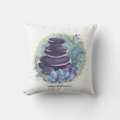 マッサージセラピストサロンスパスタイリストゼンストーンズ クッション (正面)