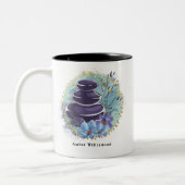 マッサージセラピストサロンスパスタイリストゼンストーンズ ツートーンマグカップ (左)