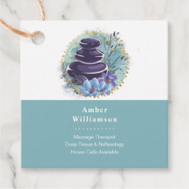 マッサージセラピストサロンスパスタイリストゼンストーンズ フェイバータグ