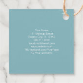 マッサージセラピストサロンスパスタイリストゼンストーンズ フェイバータグ (裏面)