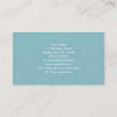 マッサージセラピストサロンスパスタイリストゼンストーンズ 名刺 (裏面)