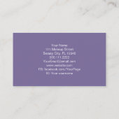 マッサージセラピストサロンスパスタイリストゼンストーンズ 名刺 (裏面)