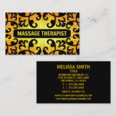 マッサージセラピストサンシャインダマスコ名刺 名刺 (正面/裏面)