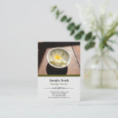 マッサージセラピストシックウォーターリリーアポイントメント 予約カード (スタンド正面)