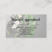 マッサージセラピストスパ 予約カード (裏面)