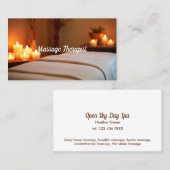 マッサージセラピストスパ 名刺 (正面/裏面)