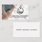 マッサージセラピストセッション |スパロゴ 名刺 (正面/裏面)