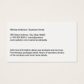 マッサージセラピストセッション |女性の笑顔 (裏面)