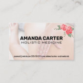 マッサージセラピストセッション | 花 名刺 (正面)