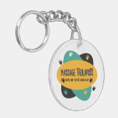 マッサージセラピストハンズラブカラフル キーホルダー (正面左)