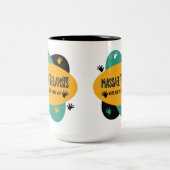 マッサージセラピストハンズラブカラフル ツートーンマグカップ (中央)