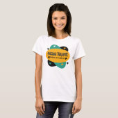 マッサージセラピストハンズラブカラフル Tシャツ (正面フル)