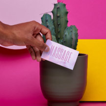 マッサージセラピストパステルパープルホログラフィー