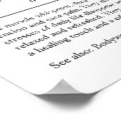 マッサージセラピストパーソナライズされた贈与 ポスター (角)