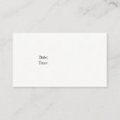 マッサージセラピストフローラ名刺 名刺 (裏面)