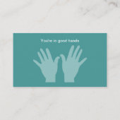 マッサージセラピストプロフェッショナルアポイントメントカード 予約カード (裏面)