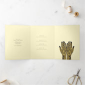 マッサージセラピストヘナメーンディハンズ 三つ折りカード (内部)