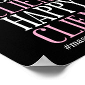 マッサージセラピストマッサージセラピースノーリングクライアント ポスター (角)