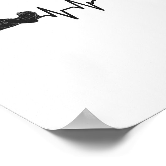 マッサージセラピストマッサージセラピーマッサージハート ポスター (角)