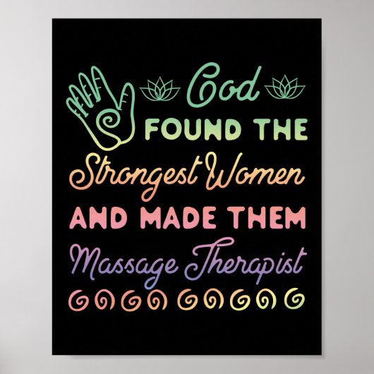 マッサージセラピストマッサージセラピー神が見つかった ポスター (正面)