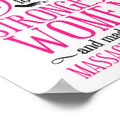 マッサージセラピストマッサージセラピー神が見つかった ポスター (角)