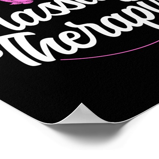 マッサージセラピストマッサージセラピー許可マッサージ ポスター (角)