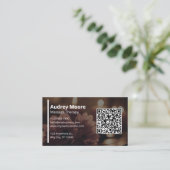 マッサージセラピストマッサージセラピー霊気 名刺 (スタンド正面)