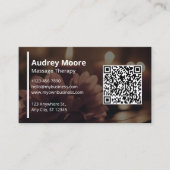 マッサージセラピストマッサージセラピー霊気 名刺 (正面)