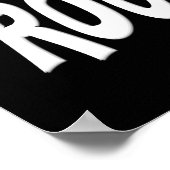 マッサージセラピストロック!ポスタープリント ポスター (角)