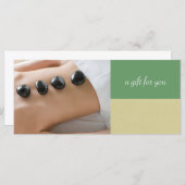 マッサージセラピスト又は日スパギフト券 (正面/裏面)