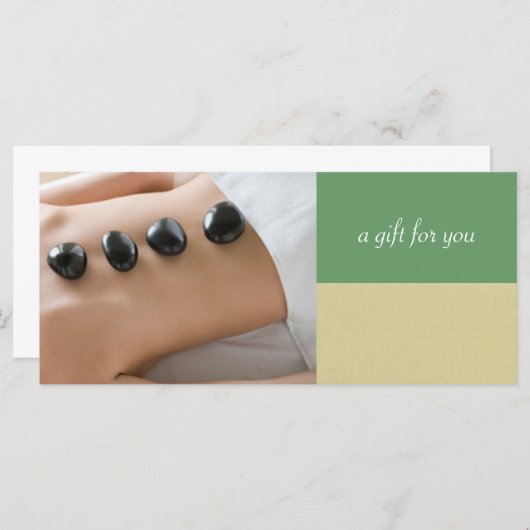 マッサージセラピスト又は日スパギフト券 (正面/裏面)