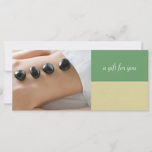 マッサージセラピスト又は日スパギフト券 (正面)