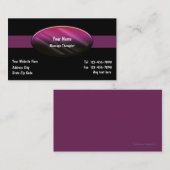 マッサージセラピスト名刺 名刺 (正面/裏面)