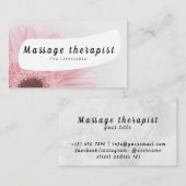 マッサージセラピスト名刺 名刺 (正面/裏面)