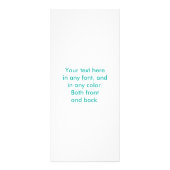 マッサージセラピスト手プリント ラックカード (裏面)