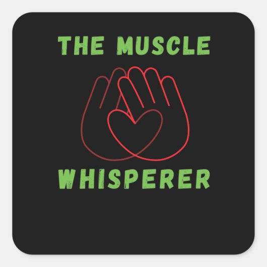 マッサージセラピスト理学療法士 スクエアシール (正面)