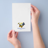 マッサージセラピスト蝶 チラシ (ハンドル)