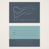 マッサージセラピスト贈与証 (正面&裏面)