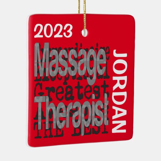 マッサージセラピスト超並外カスタム セラミックオーナメント (右)