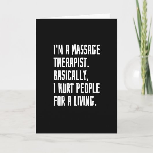 マッサージセラピスト カード (正面)