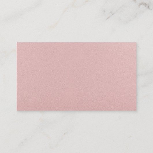 マッサージセラピスト | ピンクの蓮の花 名刺 (裏面)