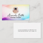 マッサージセラピスト |ヘルス 名刺 (正面/裏面)