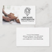 マッサージセラピスト | リラックススパ 名刺 (正面/裏面)