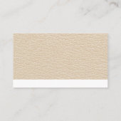 マッサージセラピスト | レザー | ホリスティック薬 名刺 (裏面)