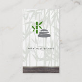 マッサージセラピスト | ロータスフラワースパ 名刺 (裏面)