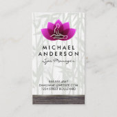 マッサージセラピスト | ロータスフラワースパ 名刺 (正面)